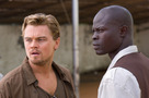 Leonard Di Caprio + Djimoun Hounsou in BLACK DIAMOND